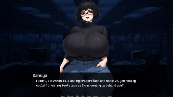 Скриншот из Dominated by: Yandere Goth Co-worker