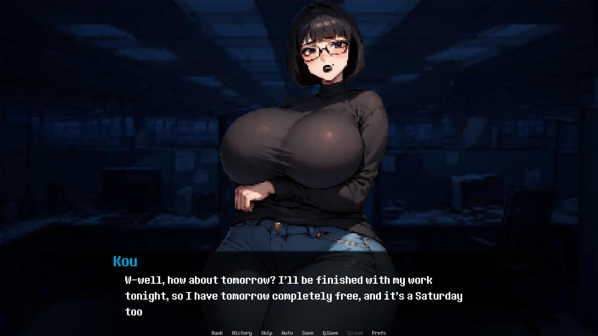 Dominated by: Yandere Goth Co-worker screenshot #3