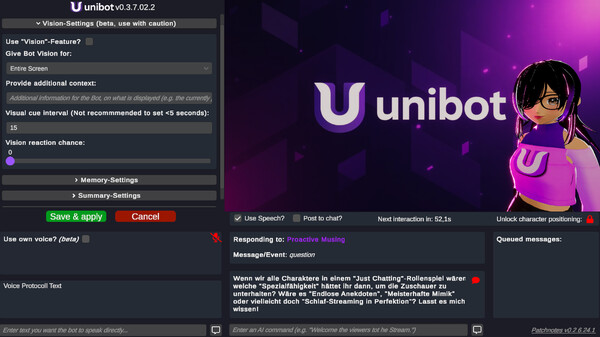 UniBot screenshot 3