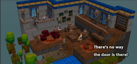 There's no way the door is there!