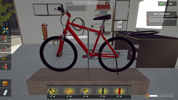 Скриншот из Bicycle Mechanic Simulator BMS
