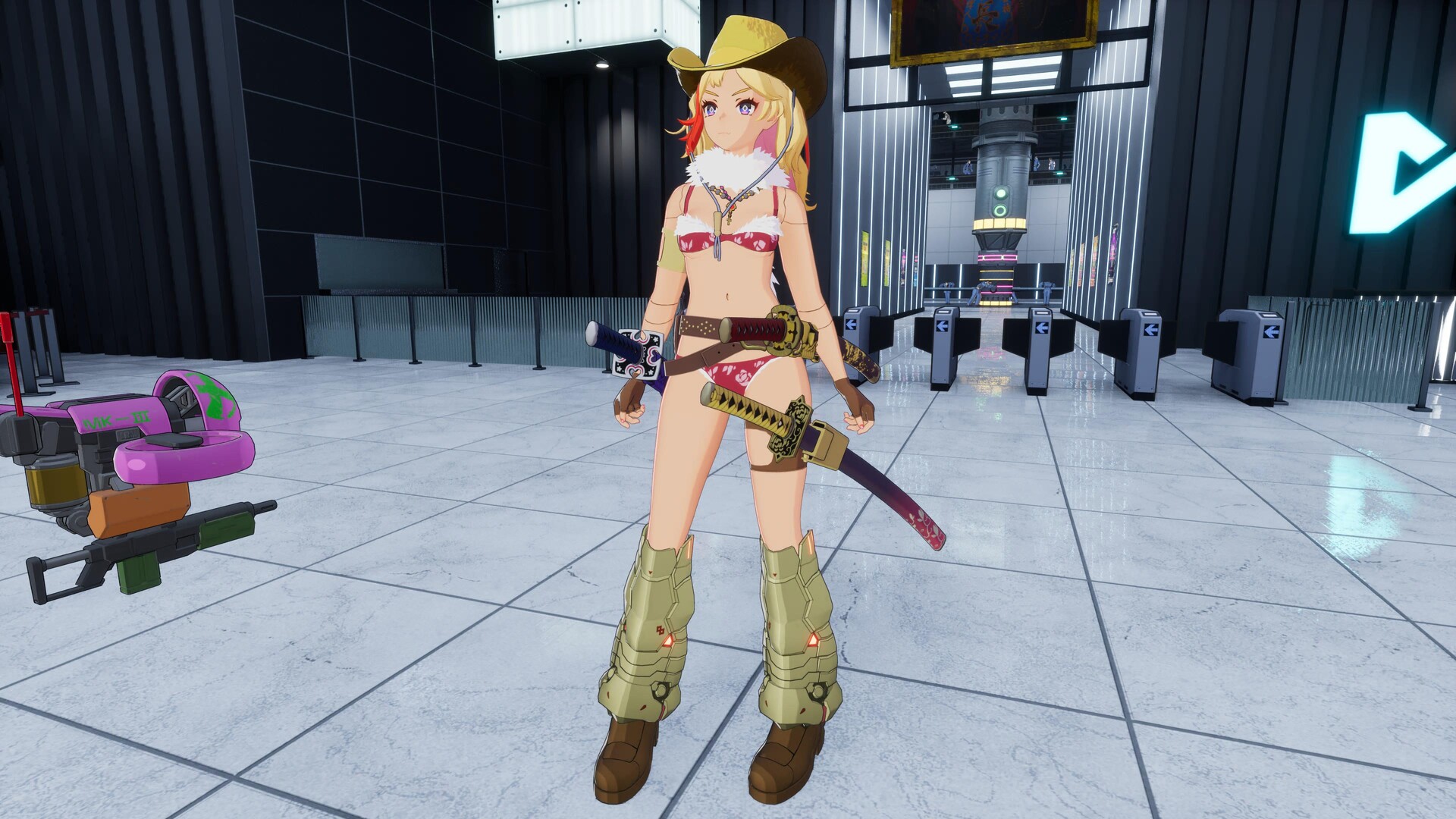 FULL METAL SCHOOLGIRL - Ryoko Costume: Aya's Battle Suit from "OneeChanbara ORIGIN" Featured Screenshot #1