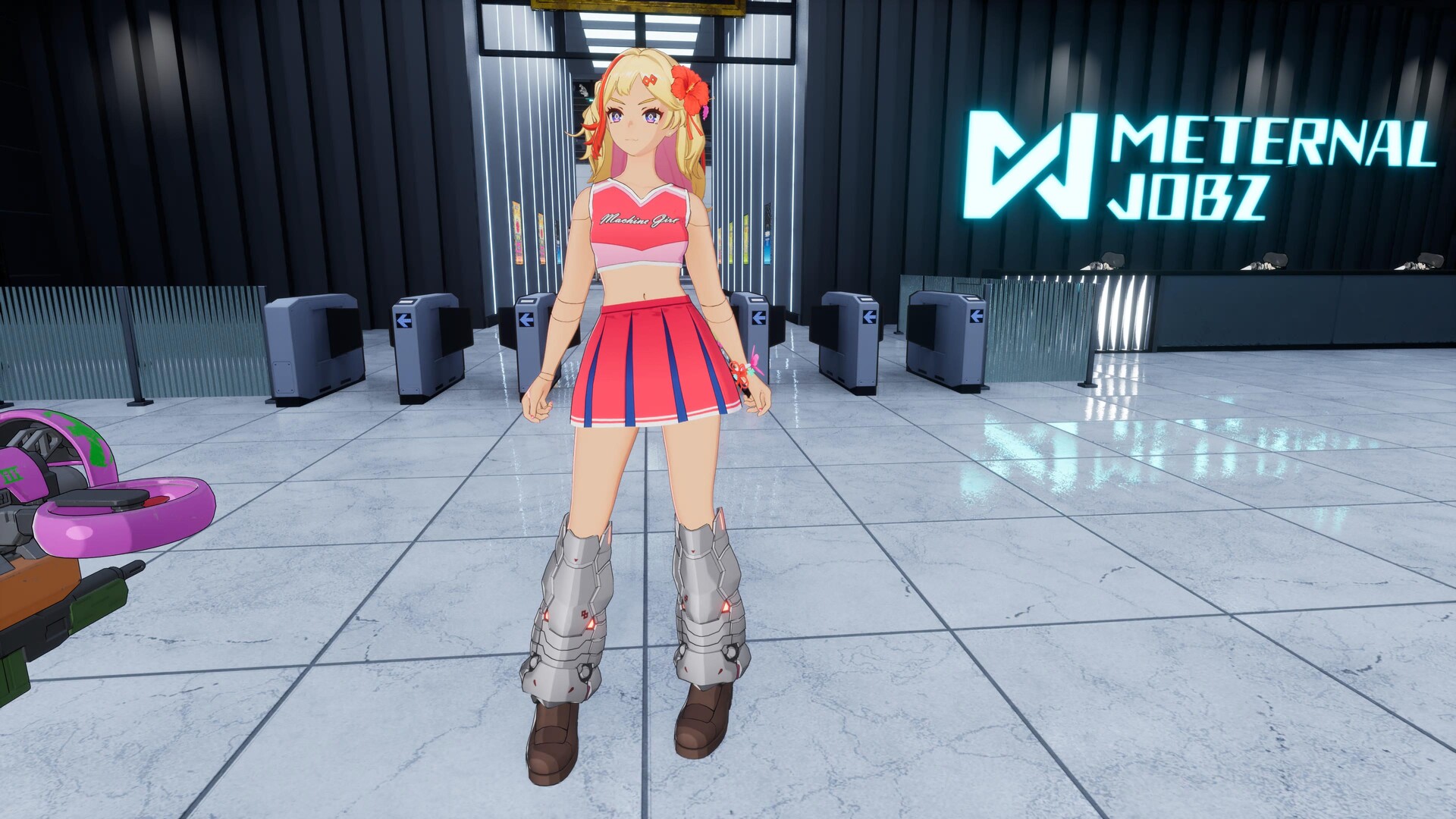 FULL METAL SCHOOLGIRL - Costume: "Lovely Cheerleader (Ryoko)" Featured Screenshot #1