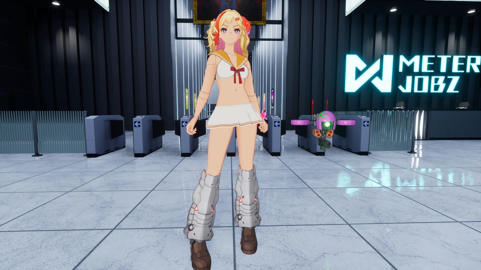 FULL METAL SCHOOLGIRL - Costume: "White Sailor Bikini (Ryoko)" Featured Screenshot #1
