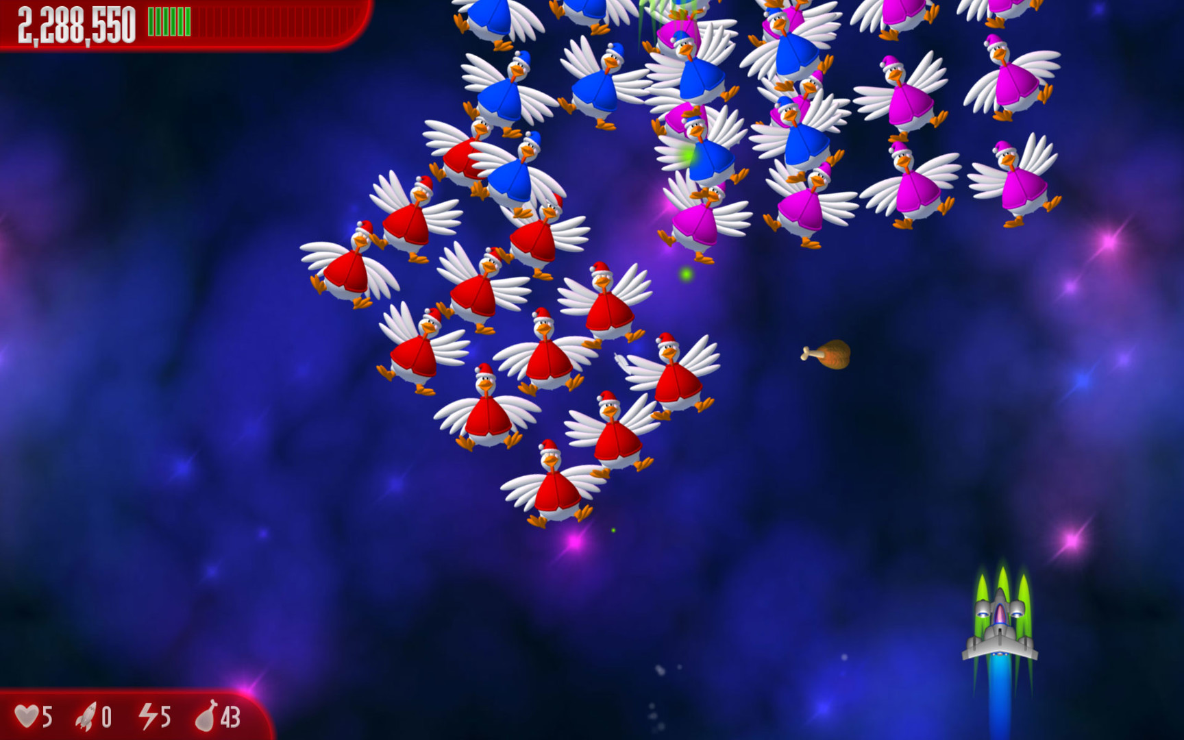 Chicken Invaders 3 - Christmas Edition screenshot 5