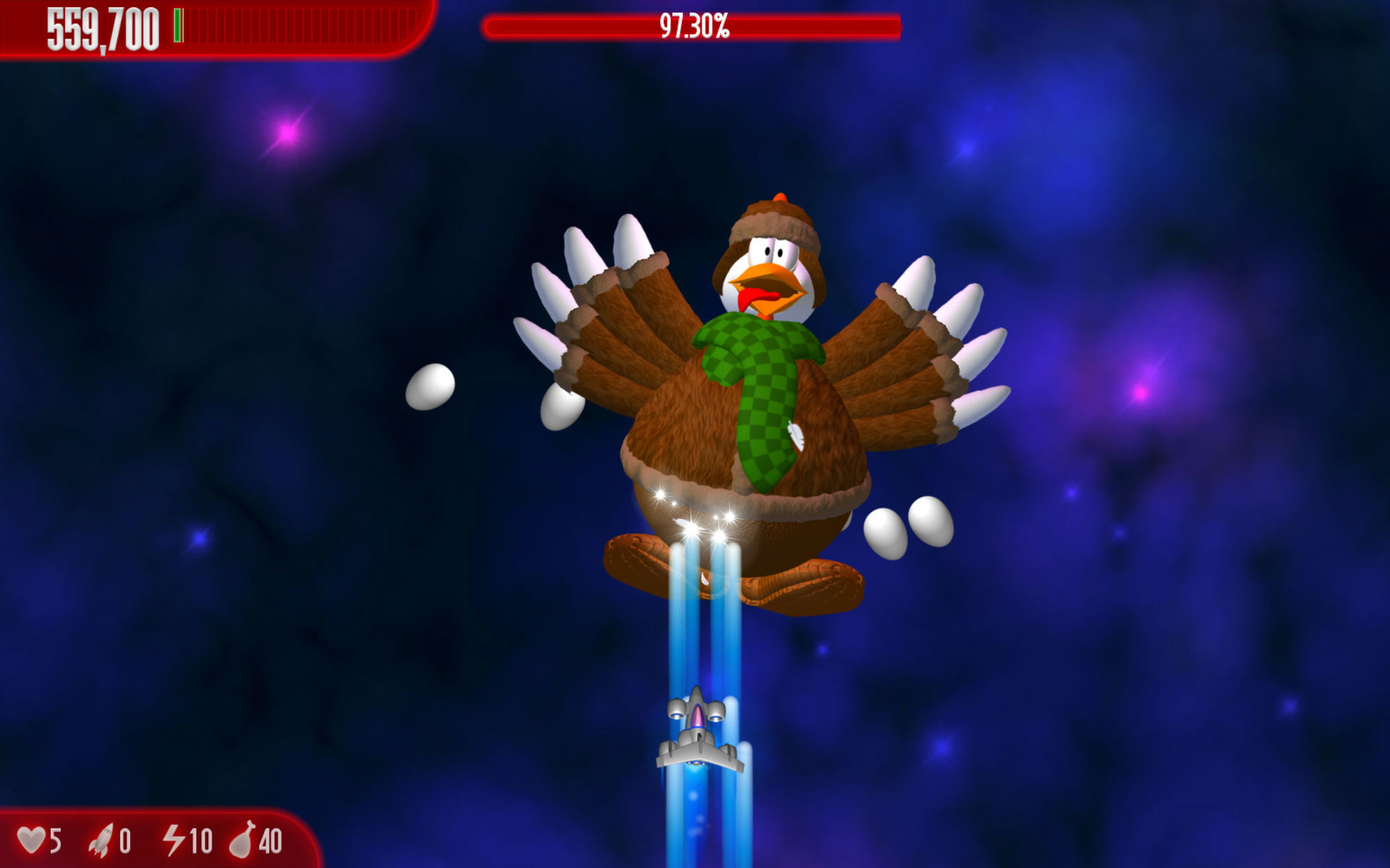Chicken Invaders 3 - Christmas Edition screenshot 4