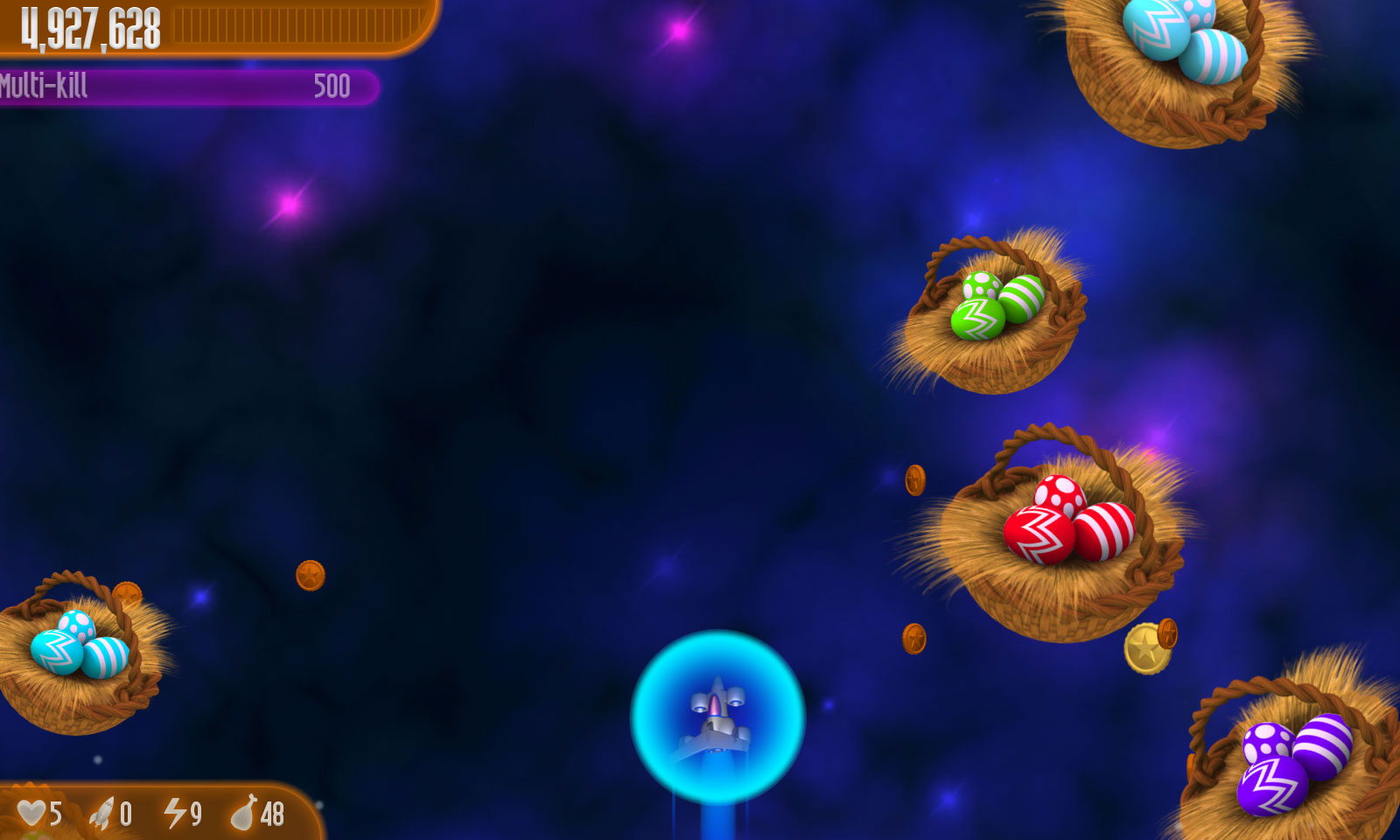 Chicken Invaders 3 - Easter Edition screenshot 5