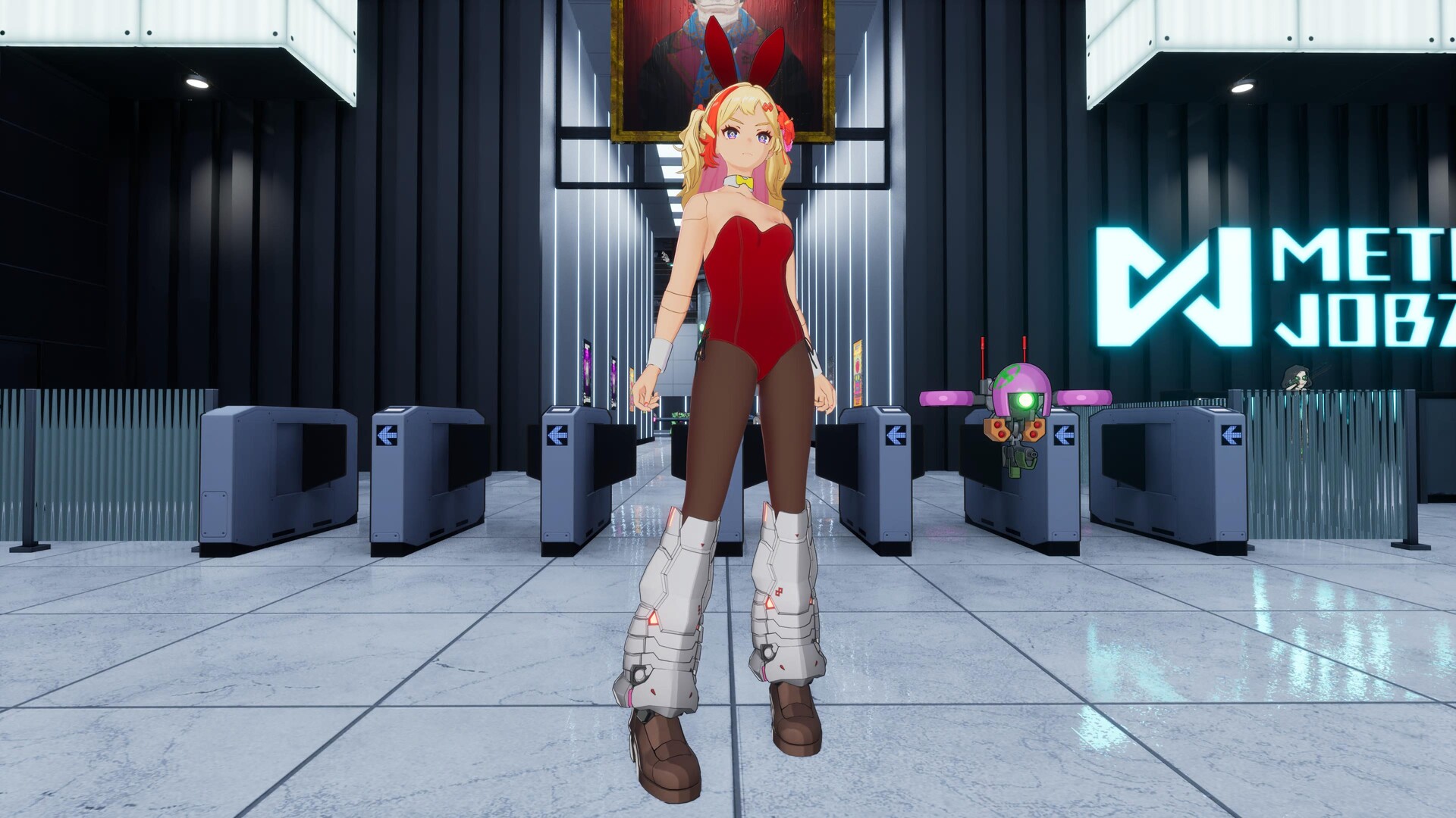 FULL METAL SCHOOLGIRL - Costume: "Red Bunny Girl (Ryoko)" Featured Screenshot #1