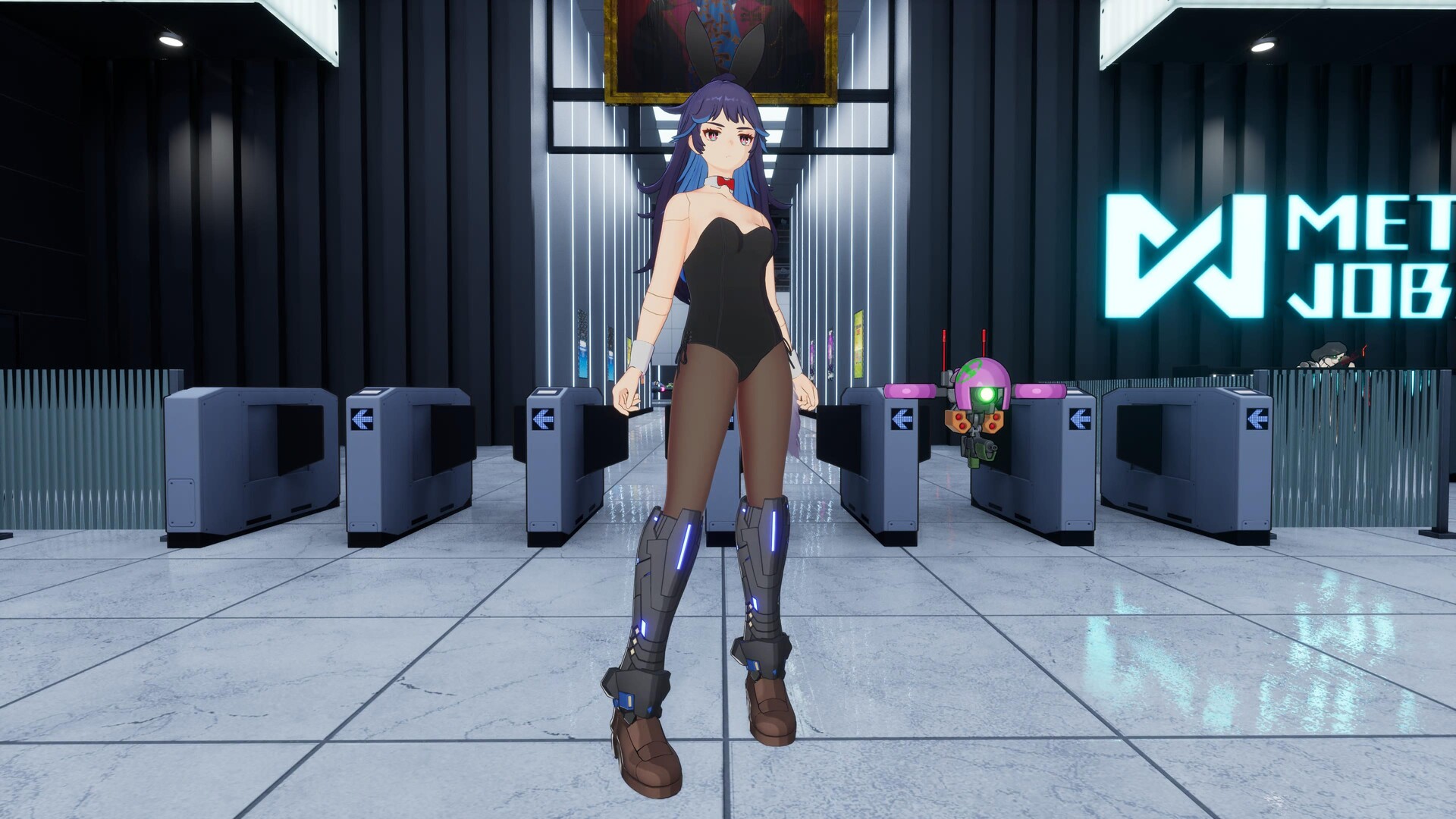 FULL METAL SCHOOLGIRL - Costume: "Black Bunny Girl (Akemi)" Featured Screenshot #1