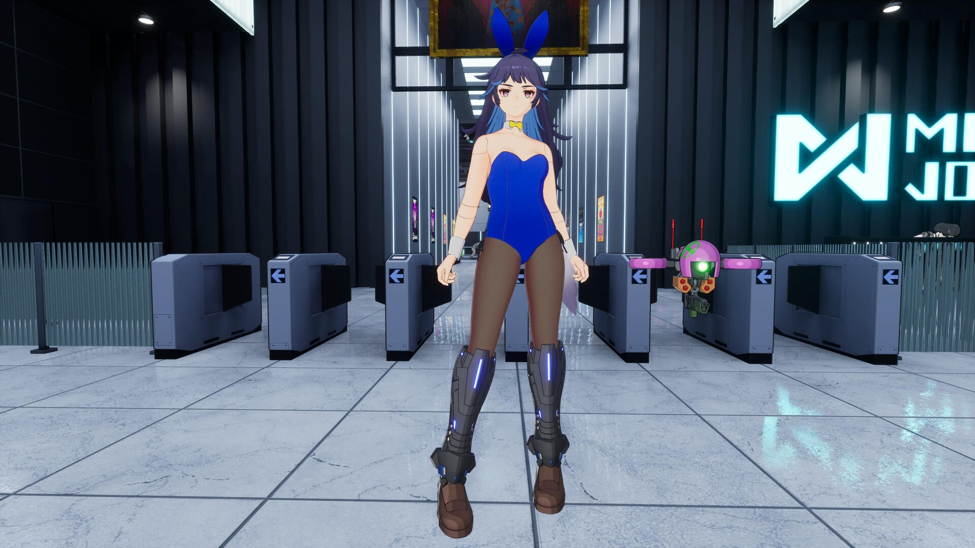 FULL METAL SCHOOLGIRL - Costume: "Blue Bunny Girl (Akemi)" Featured Screenshot #1