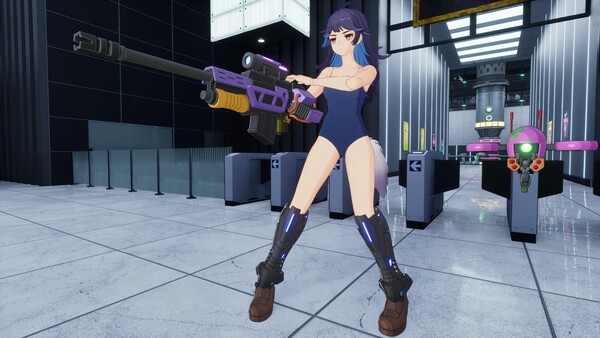 FULL METAL SCHOOLGIRL - Costume: "School Swimsuit (Akemi)" screenshot 3