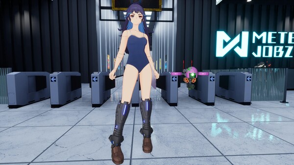 FULL METAL SCHOOLGIRL - Costume: "School Swimsuit (Akemi)" screenshot 1