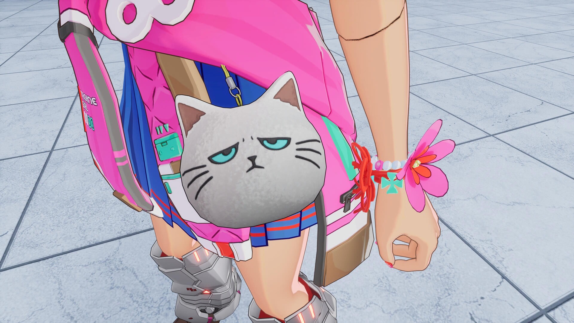 FULL METAL SCHOOLGIRL - Accessory: "White Angry Cat" Featured Screenshot #1