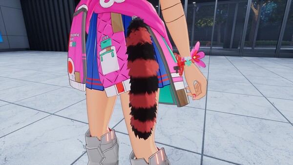FULL METAL SCHOOLGIRL - Accessory: "Red Raccoon Tail"