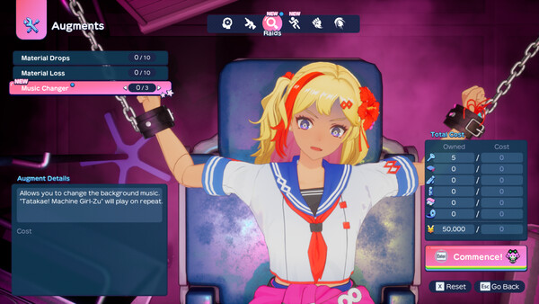 FULL METAL SCHOOLGIRL - New Feature: "Set the theme song as background music!" screenshot 1
