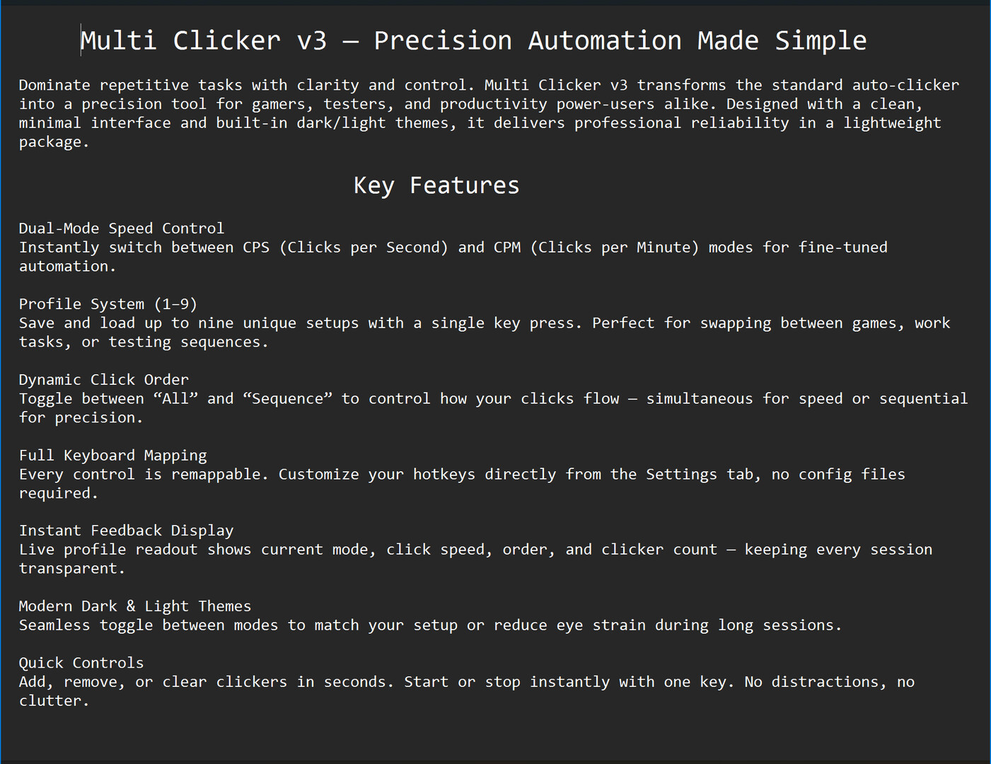 Multi Clicker Featured Screenshot #1