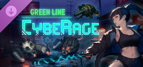 CybeRage: Green Line Banner