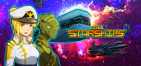 Steam header art for Pixel Starships