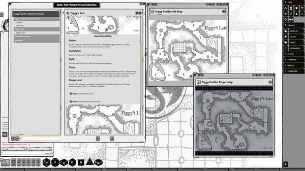 Fantasy Grounds - Figgy Puddin' Steals Christmas for Shadowdark RPG
