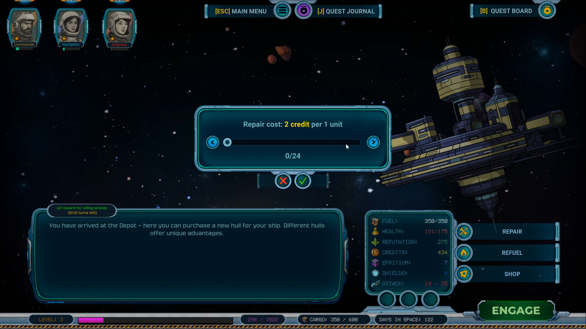Stellar Freight: Echoes of the Void screenshot #8