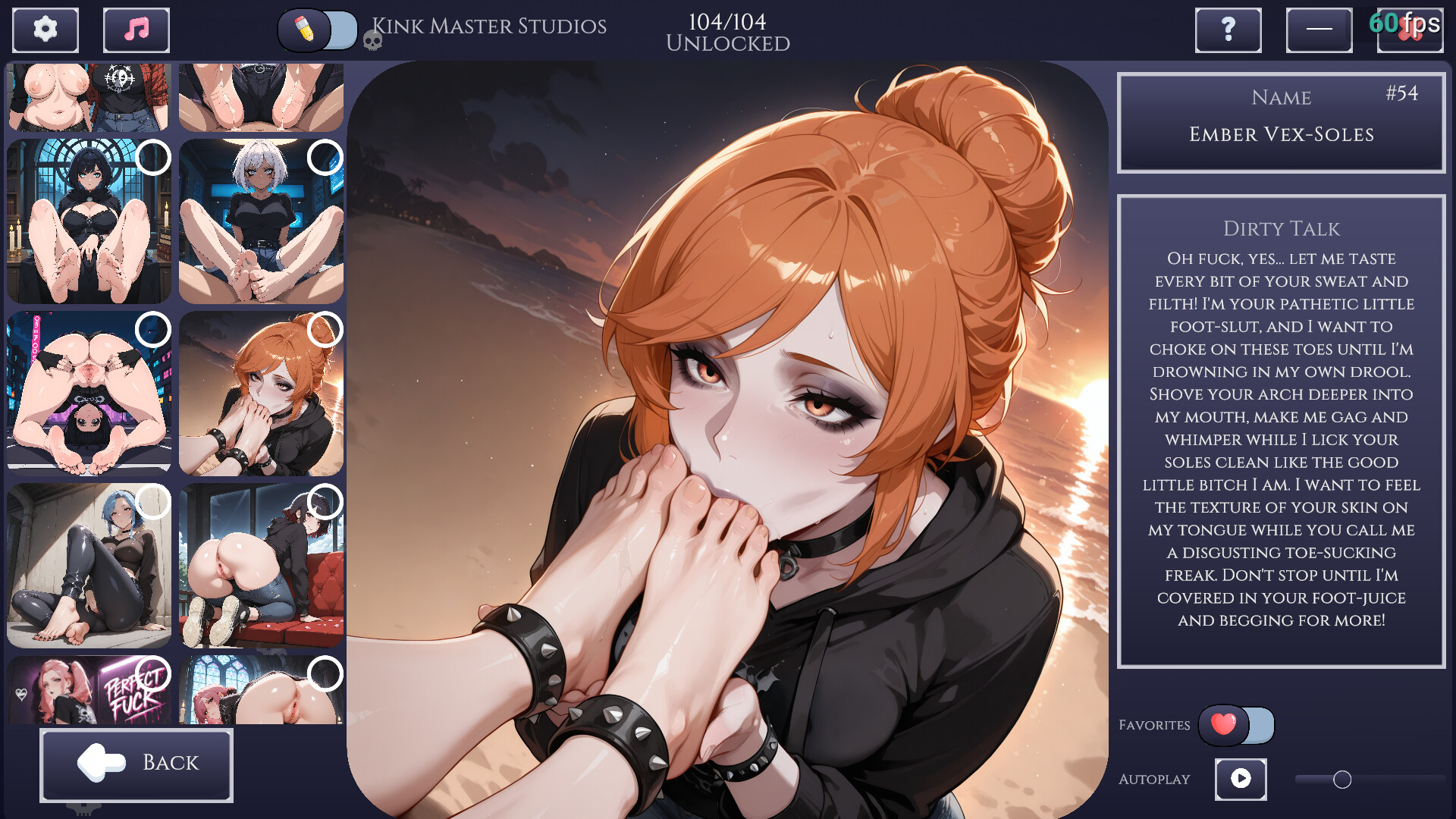 Hentai Senpai: Goth Feet - Sole Desire scene