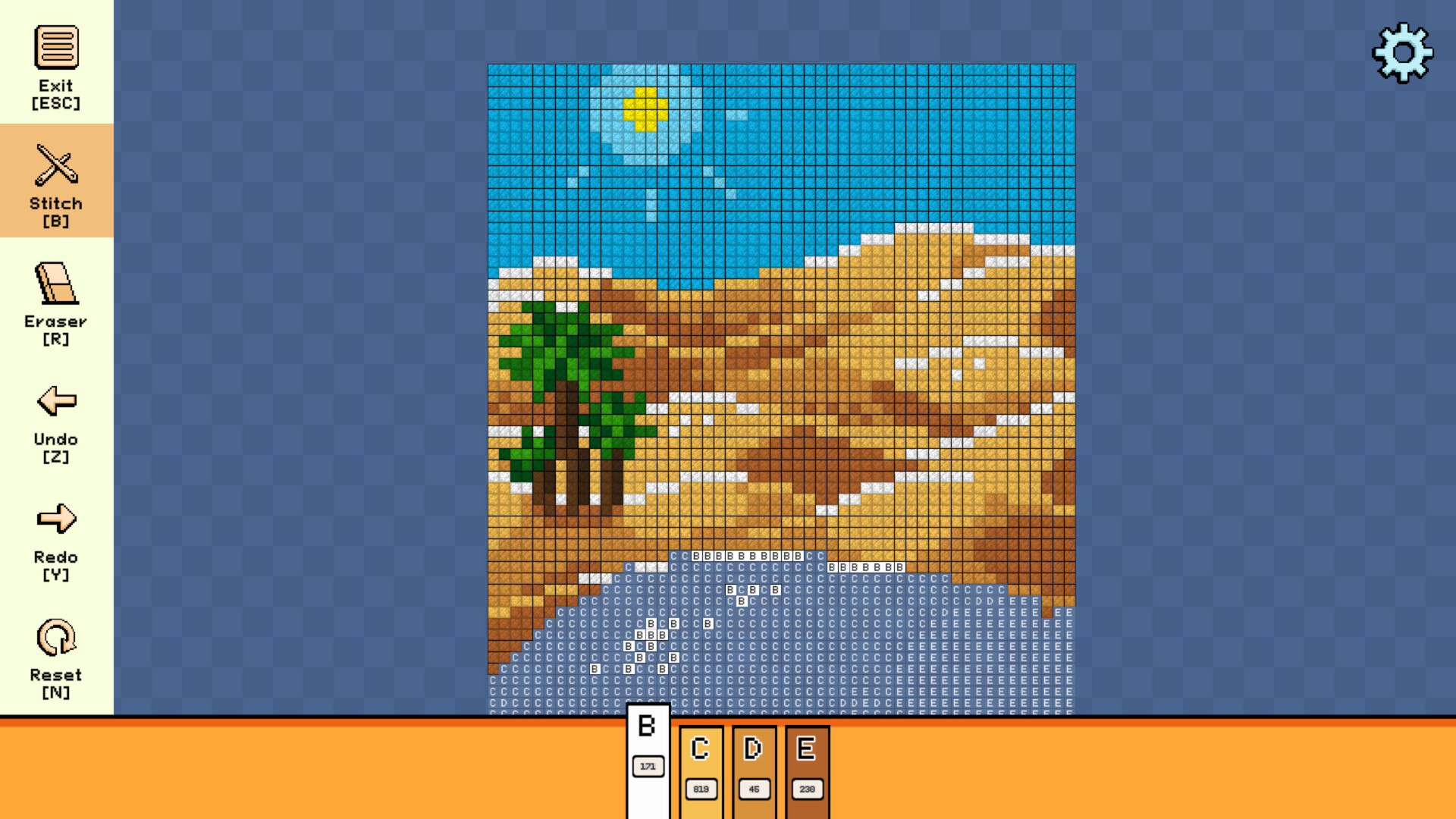 Pixel Cross Stitch - Landscapes Pack 4 screenshot screenshot 3
