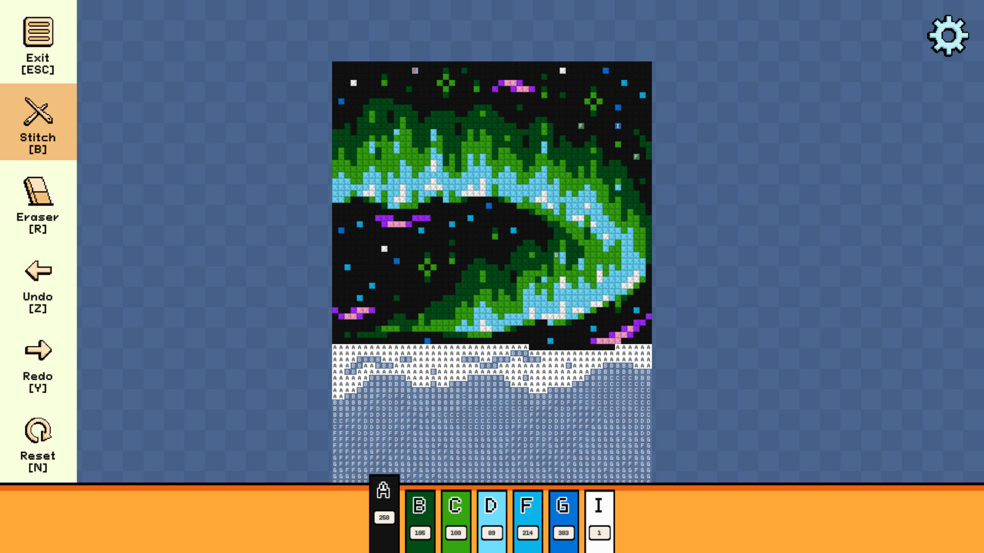 Pixel Cross Stitch - Landscapes Pack 4 screenshot screenshot 2