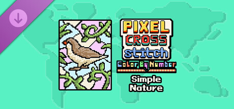 Pixel Cross Stitch - Simple Nature Pack Banner