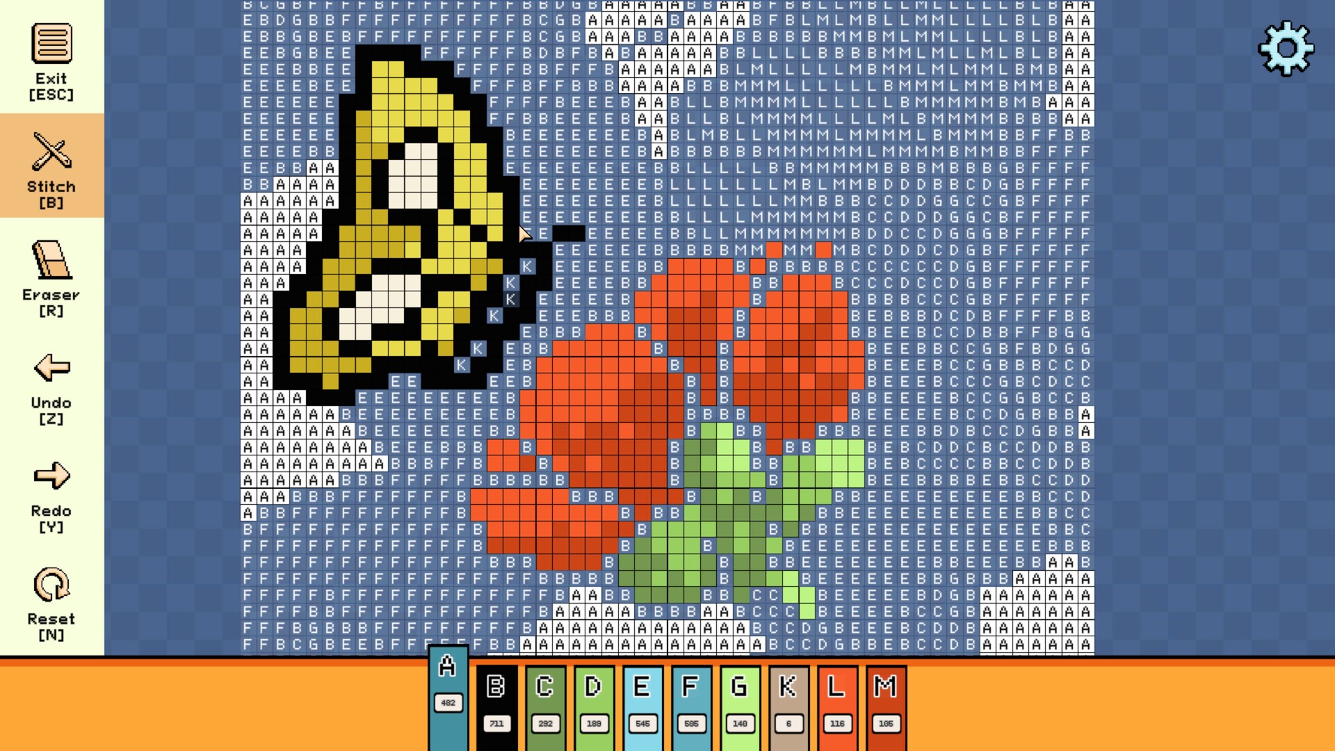 #5. Pixel Cross Stitch - Simple Nature Pack 2 (Steam) 来自: Error 300