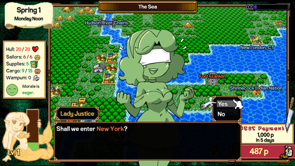 Screenshot 3 of HIROTONFA’s American Revolution Smuggler - more gameplay footage