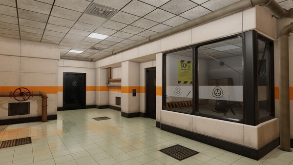 Screenshot of SCP [REDACTED] gameplay showing in-action mechanics