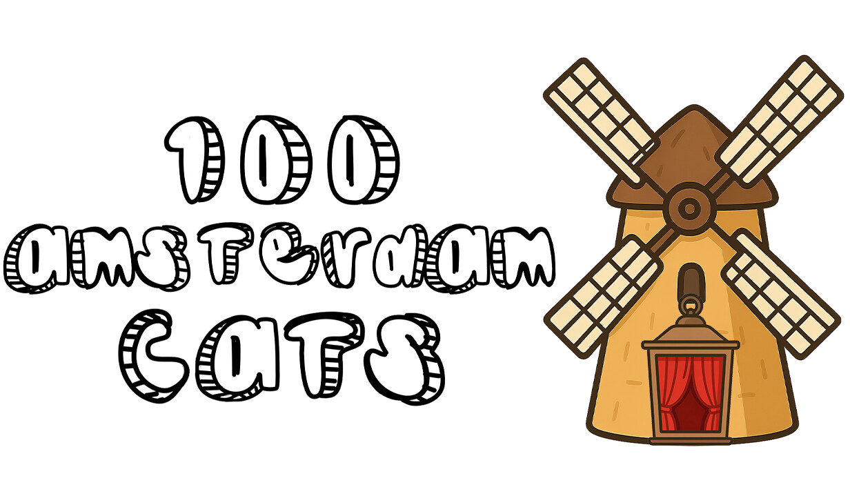 100 Amsterdam Cats cover art