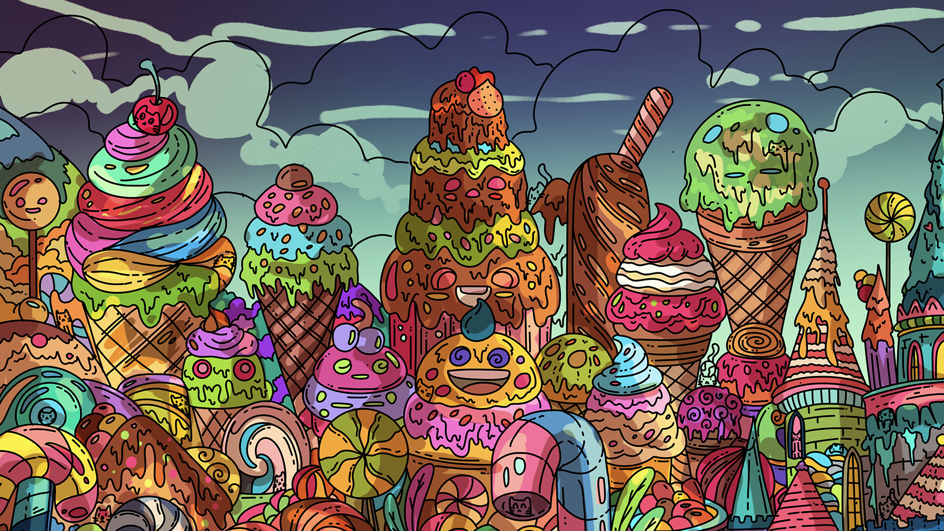 100 Candy Cats screenshot #3