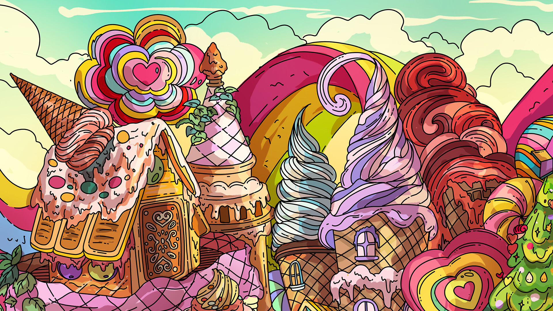 100 Candy Cats screenshot #2