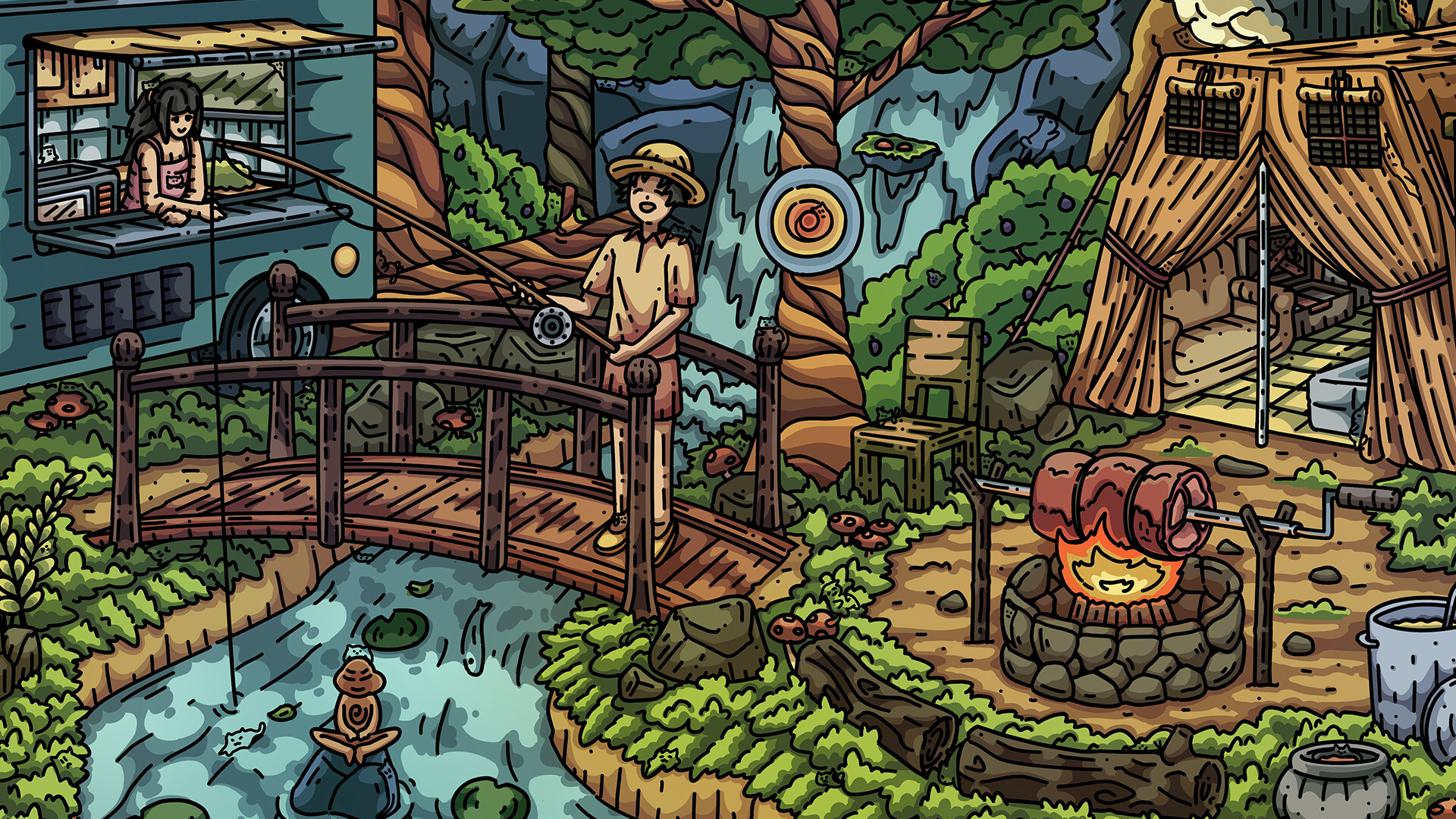 100 Camp Cats Featured Screenshot #1