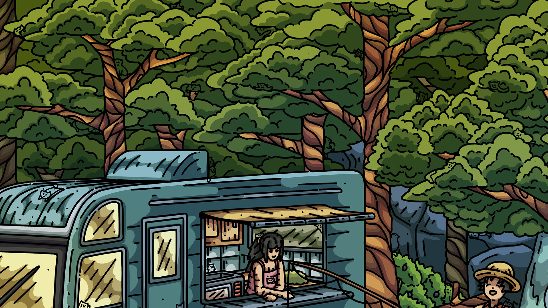 100 Camp Cats screenshot #3