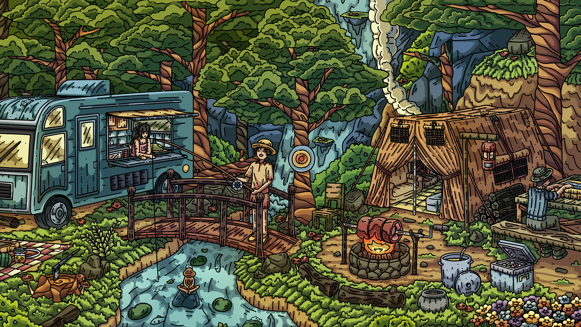 100 Camp Cats screenshot #6