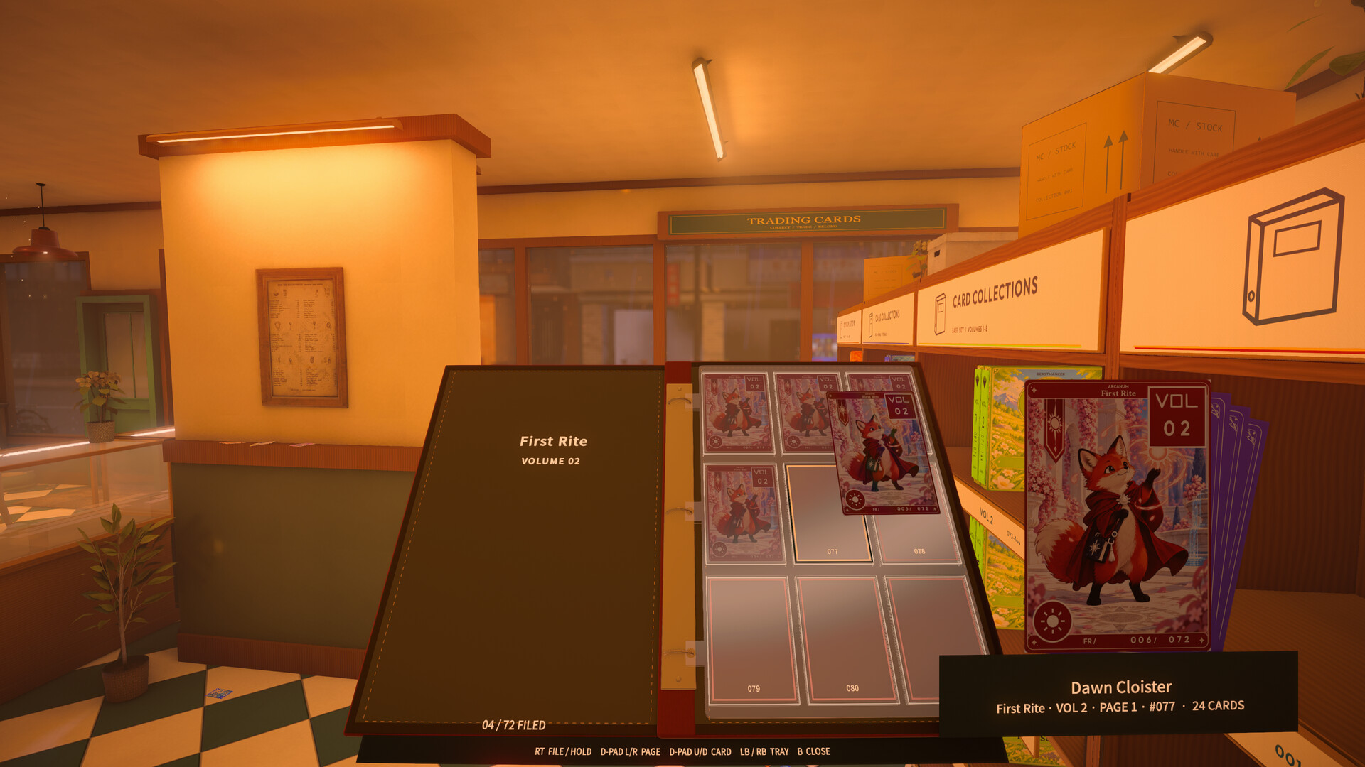 Card Shop: Tidy Up the Trading Cards! 遊戲畫面 2