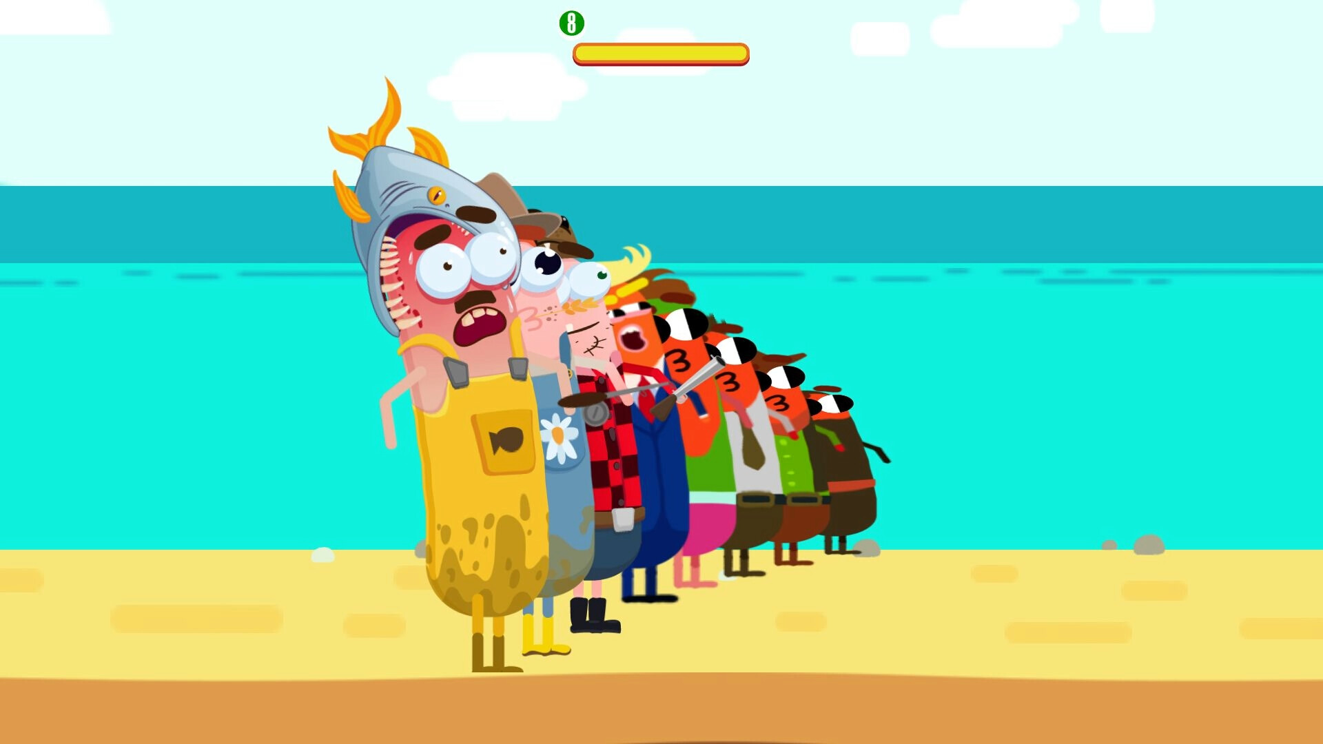 Run Sausage Run: Fish, Plant and Hunt Featured Screenshot #1