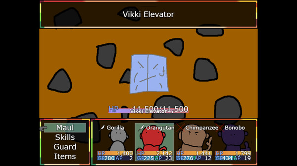 Скриншот из Super Gorilla Quest 2: A Space Chimpanzee