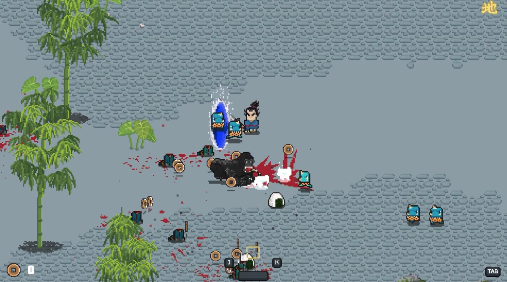 Samurai beat demons