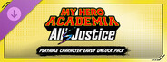 DLC: MY HERO ACADEMIA: All’s Justice - Playable Character Early Unlock Pack
