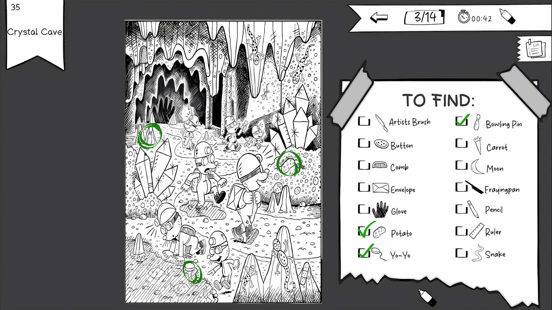 #5. INK ENIGMA: Hidden Object Challenges (Steam) By: Microtools Ltd.