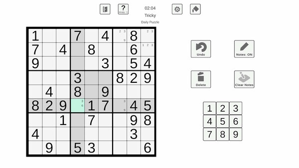 Simple Sudoku Demo