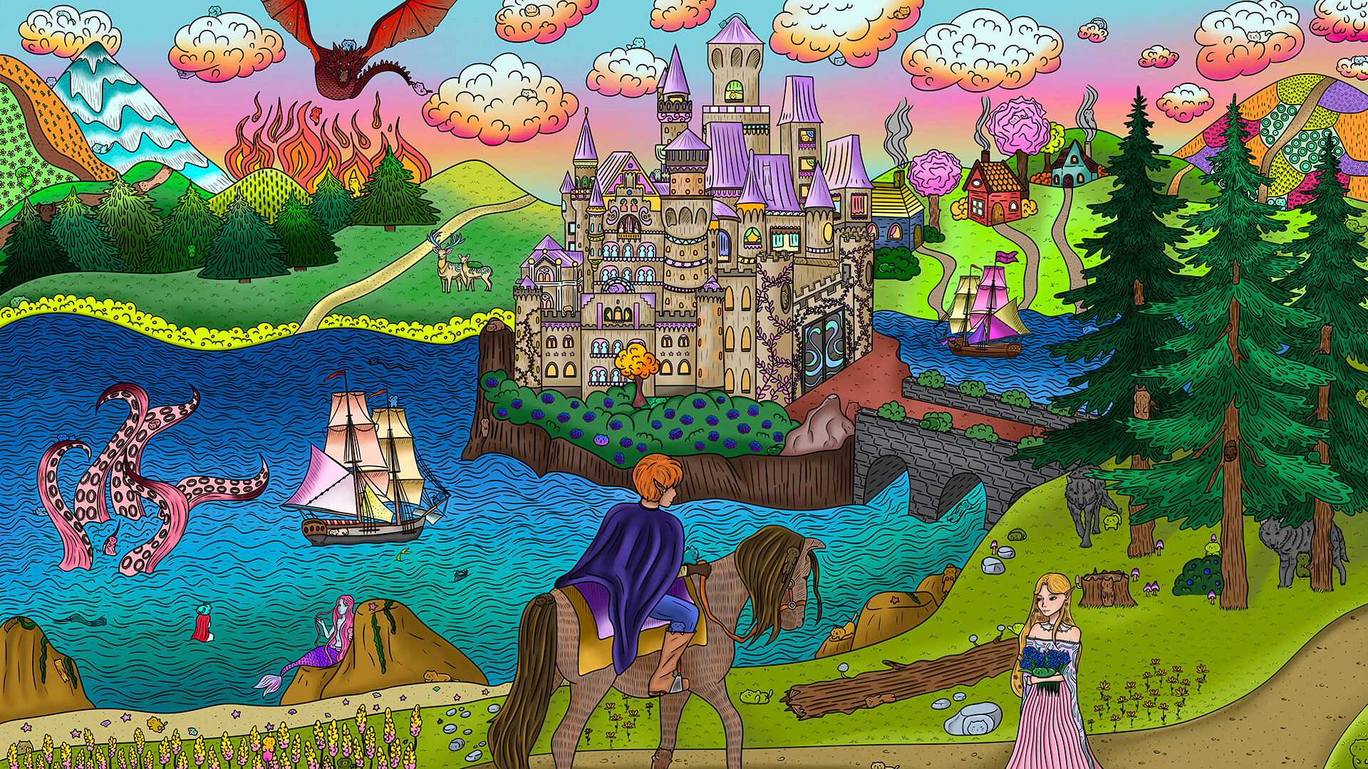 100 Fantasy Cats - Artbook Featured Screenshot #1