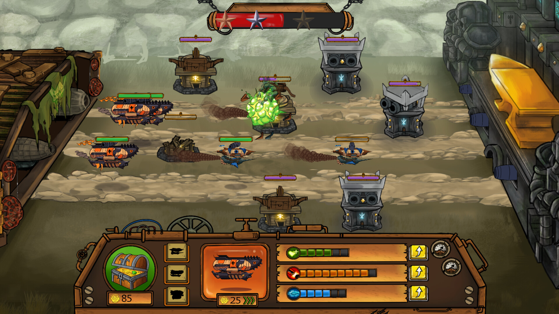 #1. Zeppelin Rush (Steam) 由: DigiPen Institute of Technology