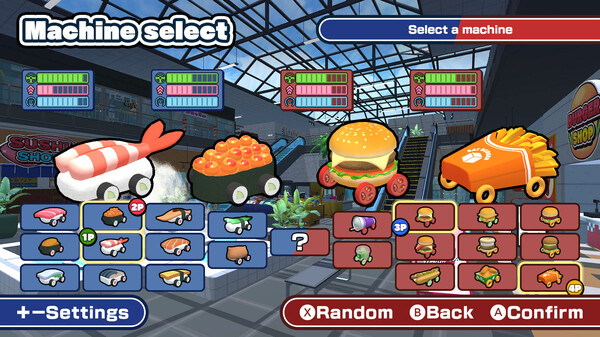 Скриншот из SUSHI vs BURGER Race
