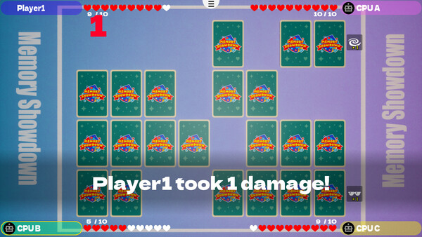 Memory Showdown game for windows Pc 1