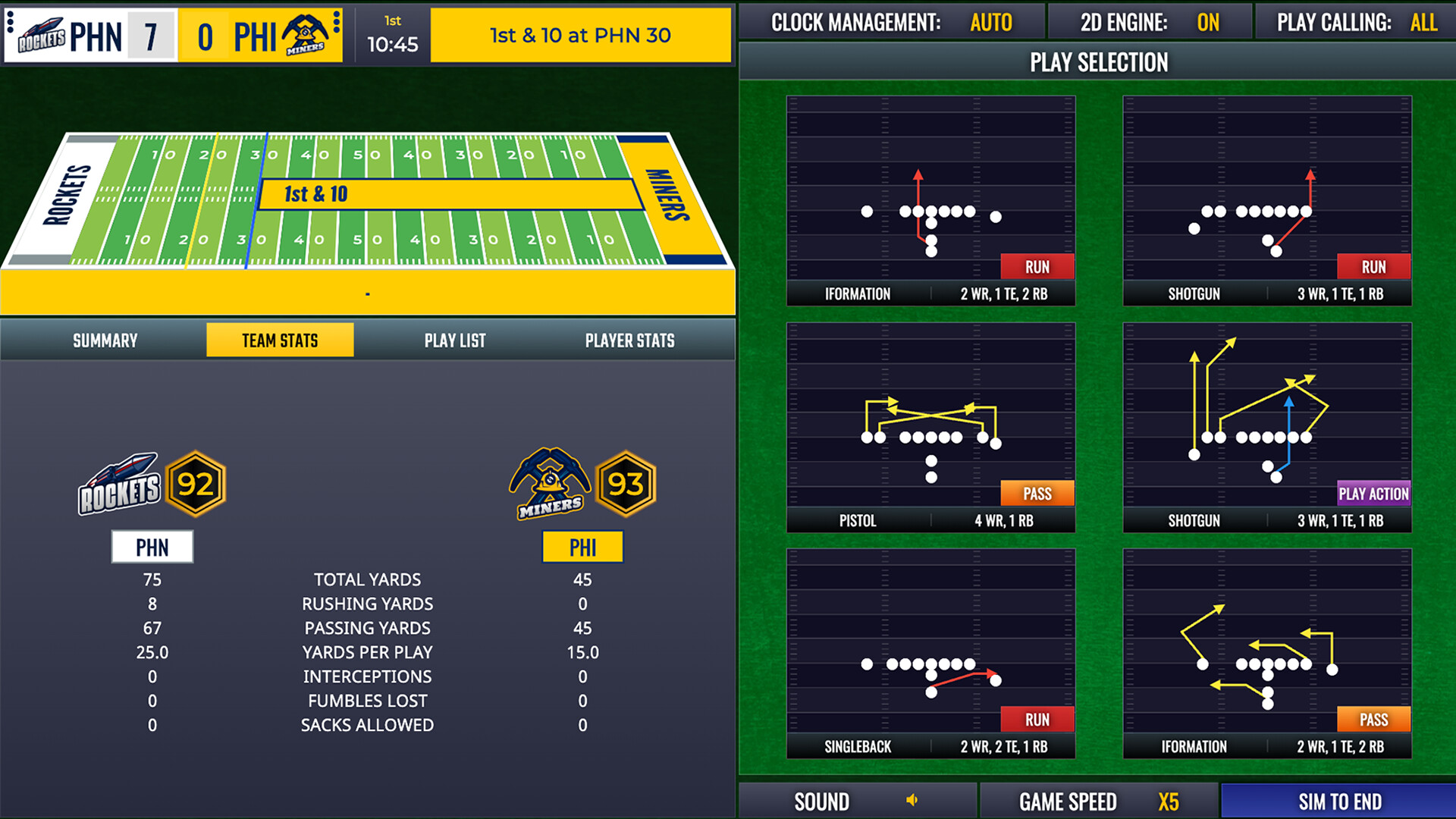 Ultimate Pro Football Coach screenshot #7