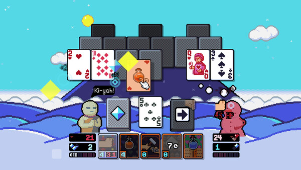 Screenshot of Solitaire Battle